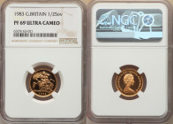 Elizabeth II gold Proof 1/2 Sovereign 1983 PR69 Ultra Cameo NGC, KM922. 

HID09801242017

© 2022 Heritage Auctions | All Rights Reserved