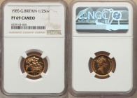 Elizabeth II gold Proof 1/2 Sovereign 1985 PR69 Cameo NGC, KM942. 

HID09801242017

© 2022 Heritage Auctions | All Rights Reserved