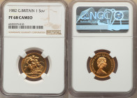 Elizabeth II gold Proof Sovereign 1982 PR68 Cameo NGC, KM919, S-SC1. 

HID09801242017

© 2022 Heritage Auctions | All Rights Reserved