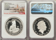 Elizabeth II silver Proof "King James I" 5 Pounds (2 oz) 2022 PR70 Ultra Cameo NGC, KM-Unl., S-Unl. Limited Edition Presentation Mintage: 700. British...