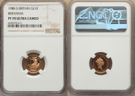 Elizabeth II gold Proof "Britannia" 10 Pounds 1988 PR70 Ultra Cameo NGC, KM950. 

HID09801242017

© 2022 Heritage Auctions | All Rights Reserved