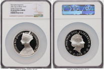 Elizabeth II silver Proof "Gothic Crown Portrait" 10 Pounds (5 oz) 2021 PR69 Ultra Cameo NGC, KM-Unl., S-GE20. Limited Edition Presentation Mintage: 5...