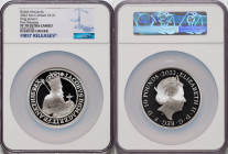 Elizabeth II silver Proof "King James I" 10 Pounds (5 oz) 2022 PR70 Ultra Cameo NGC, KM-Unl., S-Unl. Limited Edition Presentation Mintage: 275. Britis...