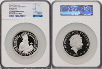 Elizabeth II silver Proof "King James I" 10 Pounds (10 oz) 2022 PR70 Ultra Cameo NGC, KM-Unl., S-Unl. Limited Edition Presentation: 150. British Monar...