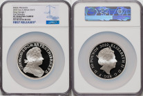 Elizabeth II silver Proof "King George I" 10 Pounds (5 oz) 2022 PR70 Ultra Cameo NGC, KM-Unl, S-Unl. Limited Edition Presentation Mintage: 275. Britis...