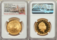 Elizabeth II gold Proof "King Henry VII" 100 Pounds (1 oz) 2022 PR70 Ultra Cameo NGC, KM-Unl., S-Unl. Graded Presentation: 500. British Monarchs serie...