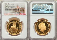 Elizabeth II gold Proof "King James I" 100 Pounds (1 oz) 2022 PR70 Ultra Cameo NGC, KM-Unl., S-Unl. Graded Presentation: 500. British Monarchs series....