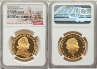 Elizabeth II gold Proof "King George I" 100 Pounds (1 oz) 2022 PR70 Ultra Cameo NGC, KM-Unl., S-Unl. Mintage: 500. British Monarchs series. One of Fir...