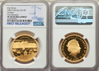 Elizabeth II gold Proof "City Views - London" 100 Pounds 2022 PR70 Ultra Cameo NGC, KM-Unl., S-Unl. City Views series. First Releases. Sold with origi...