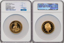 Elizabeth II gold Proof "King James I" 500 Pounds (5 oz) 2022 PR70 Ultra Cameo NGC, KM-Unl., S-Unl. Limited Edition Presentation: 50. British Monarchs...