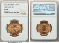 British Colony. Elizabeth II gold Proof "Independence" 200 Rupees 1971 PR67 Ultra Cameo NGC, KM39. 

HID09801242017

© 2022 Heritage Auctions | All Ri...