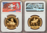 Confederation gold Proof Ultra High Relief "Uri Shooting Festival" 1000 Francs 2022 PR70 Ultra Cameo NGC, Hab-118a. The first appearance of this type ...