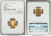 Republic gold "Yoraco" Medallic 10 Bolivares ND (1962) MS64 NGC, KM-XMB156. 16th Century Chiefs series. 

HID09801242017

© 2022 Heritage Auctions | A...