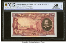 Serial Number 1 Angola Banco De Angola 20 Angolares 1944 Pick 79 PCGS Gold Shield About UNC 50 OPQ. 

HID09801242017

© 2022 Heritage Auctions | All R...