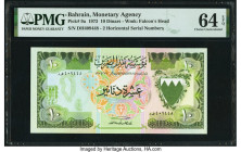 Bahrain Monetary Agency 10 Dinars 1973 Pick 9a PMG Choice Uncirculated 64 EPQ. 

HID09801242017

© 2022 Heritage Auctions | All Rights Reserved