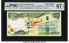 Iraq Central Bank of Iraq 10,000 Dinars 2020 Pick 101ds Specimen PMG Superb Gem Unc 67 EPQ. 

HID09801242017

© 2022 Heritage Auctions | All Rights Re...