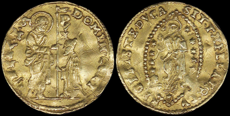 ITALIAN STATES / VENICE: 1 Zecchino (ND 1659-1674) in gold (0,999) by Doge Domen...