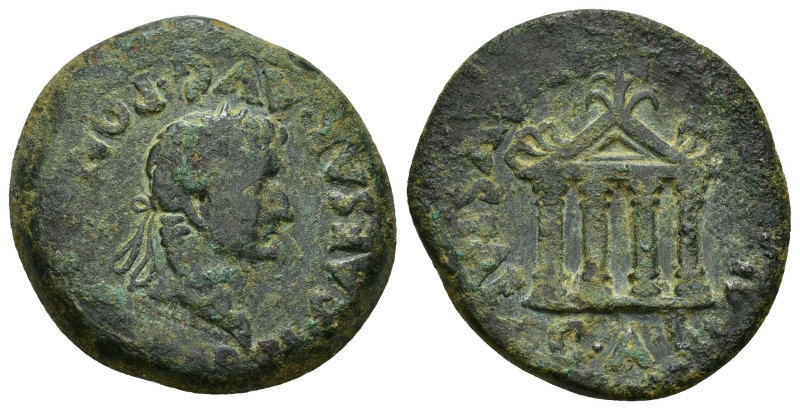 HISPANIA ANTIGUA. AUGUSTA EMERITA. Tiberio. As. A/ Cabeza laureada a der.; TI CA...