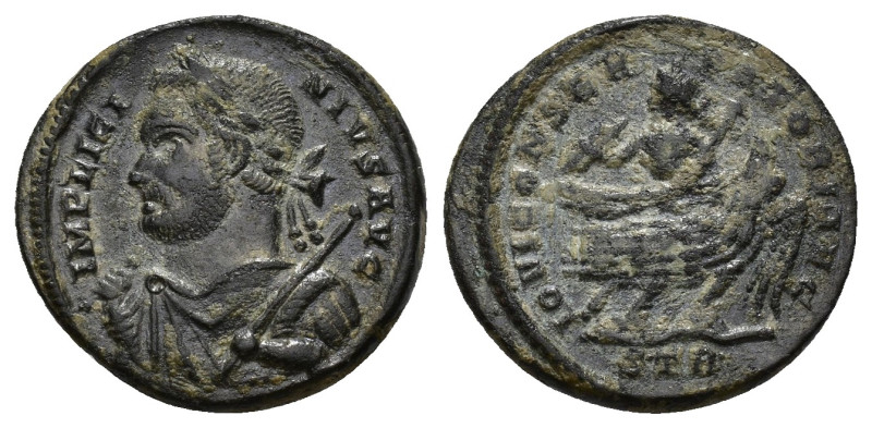 IMPERIO ROMANO. LICINIO. Follis. Treveris (318-319). A/ Busto a izq. laureado, c...