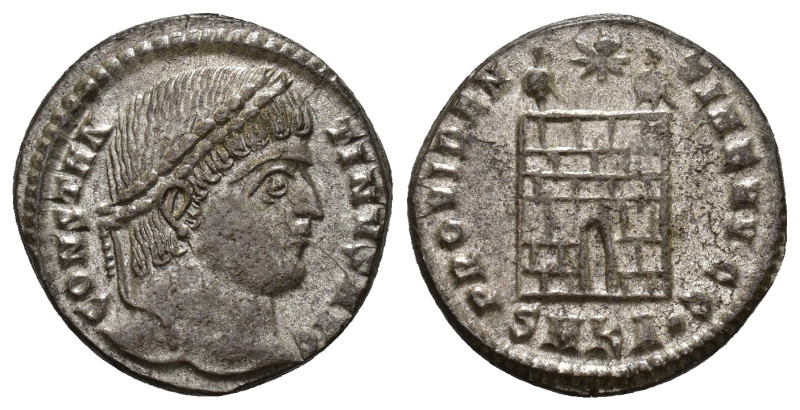 IMPERIO ROMANO. CONSTANTINO I. Follis. Cizycus (325-326). A/ Cabeza laureada a d...