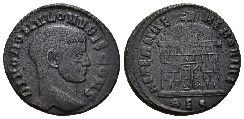IMPERIO ROMANO. RÓMULO (bajo Majencio). Follis. Roma (310-311). A/ Cabeza a der....