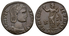IMPERIO ROMANO. GALERIA VALERIA. Follis. Alejandría (308-310). A/ Busto diademado y drapeado a der.; GAL VAL-ERIA AVG. R/ Venus a izq.; VENERI V-ICTRI...