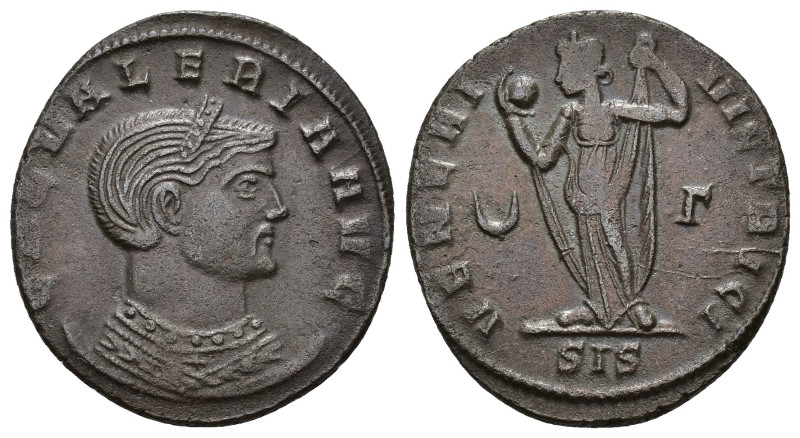 IMPERIO ROMANO. GALERIA VALERIA. Follis. Siscia (309-310). A/ Busto diademado y ...