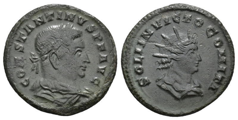 IMPERIO ROMANO. CONSTANTINO I. Follis. Treveris (310-313). A/ Busto drapeado, ac...