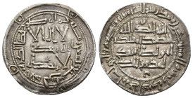 ACUÑACIONES HISPANO-ÁRABES. EMIRATO OMEYA. Al-Hakam I. Dirham. Al-Andalus 197 H. AR 2,44 g. 26,5 mm. V-101. EBC-.