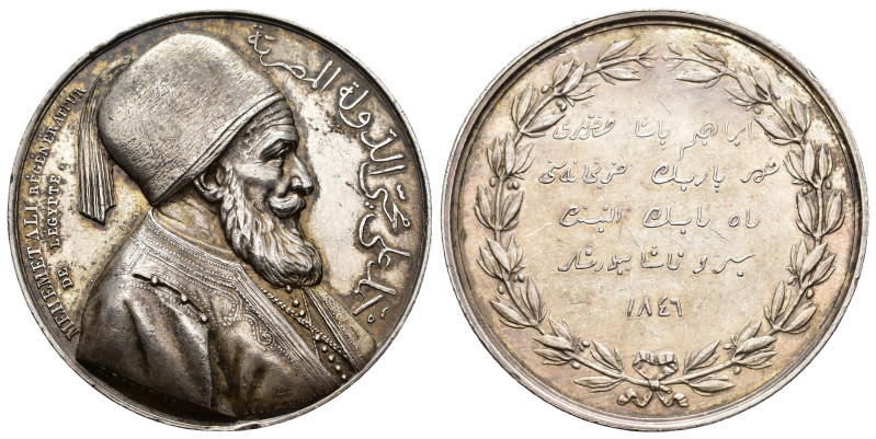 MONEDAS EXTRANJERAS. EGIPTO. Medalla. 1849. Mehemet Ali, regenerador de Egipto. ...