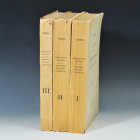 LIBROS. Alois Heiss. Monedas hispano-cristianas. Tomos I-III. Zaragoza. 1962.