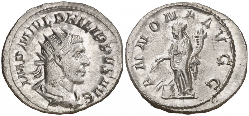 (245-247 d.C.). Filipo I. Antoniniano. (Spink 8922) (S. 25) (RIC. 28c). 4,08 g. ...