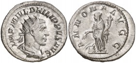 (245-247 d.C.). Filipo I. Antoniniano. (Spink 8922) (S. 25) (RIC. 28c). 4,08 g. EBC.