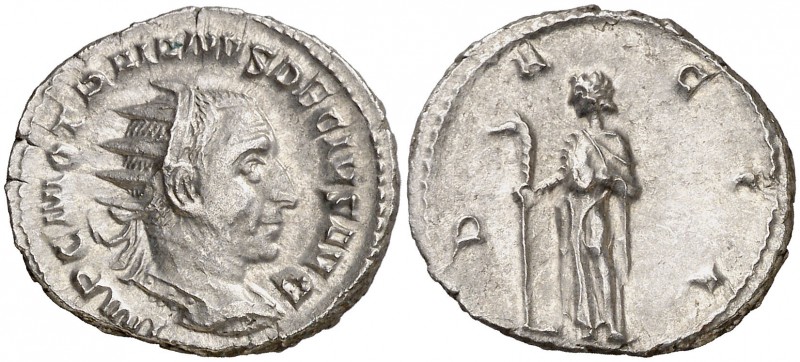 (250-251 d.C.) Trajano Decio. Antoniniano. (Spink 9368) (S. 16) (RIC. 12b). 4 g....