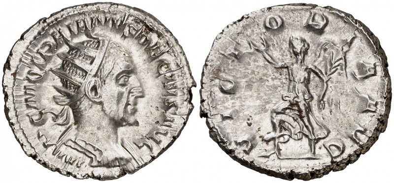 (250 d.C.). Trajano Decio. Antoniniano. (Spink 9387) (Co. 113 var) (RIC. 29c). 4...