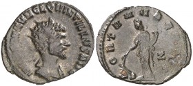 (270 d.C.). Quintilo. Antoniniano. (Spink 11441) (Co. 32) (RIC. 20). 2,63 g. MBC+.