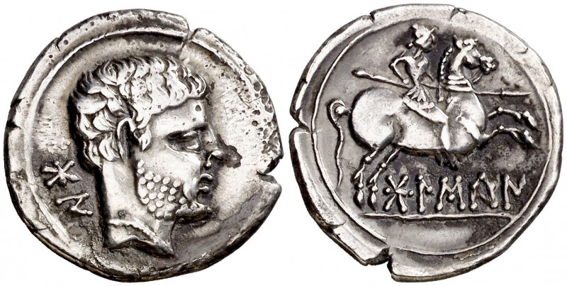 Bolscan (Huesca). Denario. (FAB. 1912) (ACIP. 1423). 4 g. Tipo "Palenzuela". Muy...