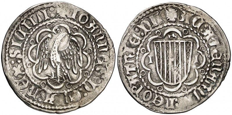 Joan II (1458-1479). Sicília. Pirral. (Cru.V.S. 972 var) (Cru.C.G. 3011 var). 2,...