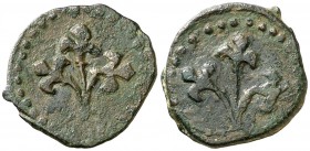 Lleida. Mitja pugesa. (Cru.L. 1766) (Cru.C.G. 3772). 1,60 g. Escasa. MBC+.