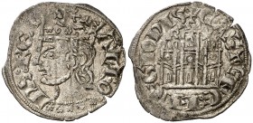 Alfonso XI (1312-1350). Burgos. Cornado. (AB. 335.1). 0,68 g. EBC.