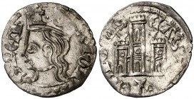 Alfonso XI (1312-1350). Cuenca. Cornado. (AB. 336.2 var). 0,91 g. EBC-.