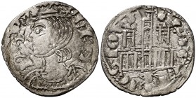 Alfonso XI (1312-1350). Sevilla. Cornado. (AB. 340.4). 0,79 g. MBC.