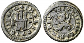 1619. Felipe III. Segovia. 2 maravedís. (Cal. 853). 1,79 g. MBC.