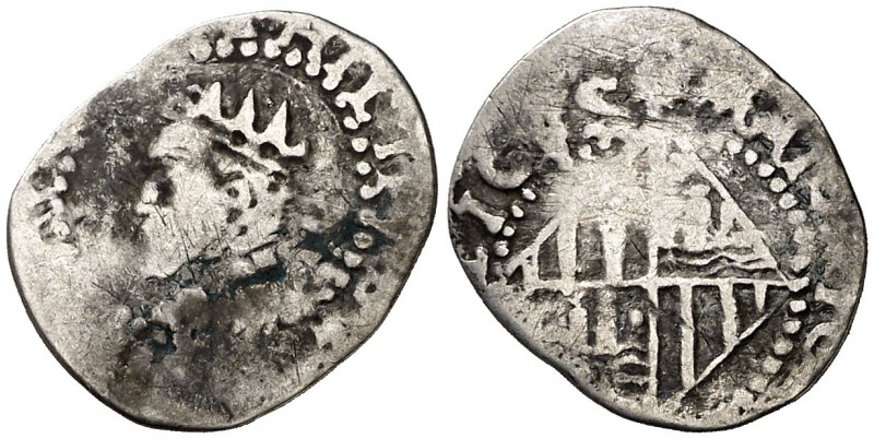 s/d. Felipe III. Mallorca. 1/2 ral. (Cal. 1144, de Felipe IV) (Cru.C.G. 4357). 1...