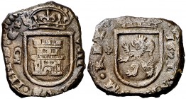 1621. Felipe IV. (Madrid). 8 maravedís. (Cal. falta) (J.S. F-90). 6,41 g. MBC.