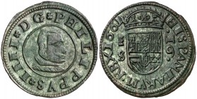 1661. Felipe IV. Segovia. S. 16 maravedís. (Cal. 1507). 3,34 g. EBC-.