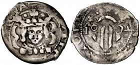 1624. Felipe IV. Valencia. 1 divuitè. (Cal. 1099) (Cru.C.G. 4434a). 2,03 g. MBC.