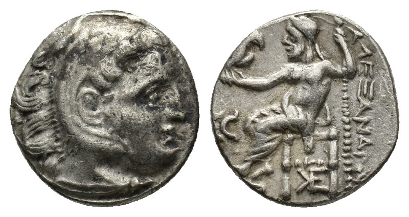 Kingdom of Macedon. Alexander III 'The Great' (336-323 BC). AR Drachm (16,04 mm,...