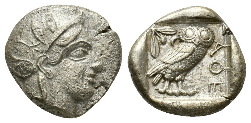 Attica, Athens, c. 449-393 BC. AR Tetradrachm (24,76 mm, 16,82 g). SNG Copenhage...