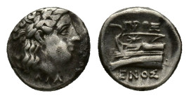 Bithynia, Kios, circa 345-315 BC. AR Hemidrachm (12,47 m, 2,45 g). Uncertain magistrate (Proxenos?).SNG Copenhagen 373. Very fine.